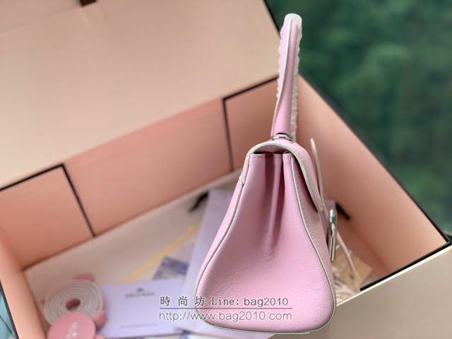 DELVAUX女包 春夏新款 Brillant系列手袋 德爾沃女手提包 女手腕包 DS0028 粉色 Delvaux單肩包  fcs1332